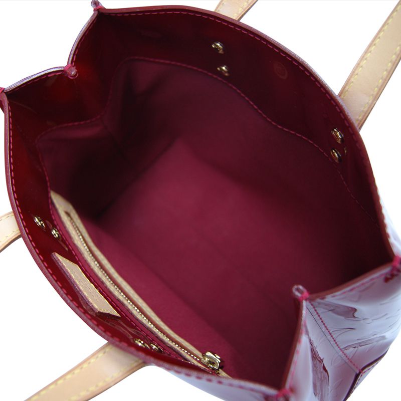 は*る様 LV ルイヴィトン　ヴェルニ　ハンドバッグ　リードPM レッド LOUIS VUITTON - ルイ・ヴィトン LV 赤 ヴェルニ リードpm レッドの