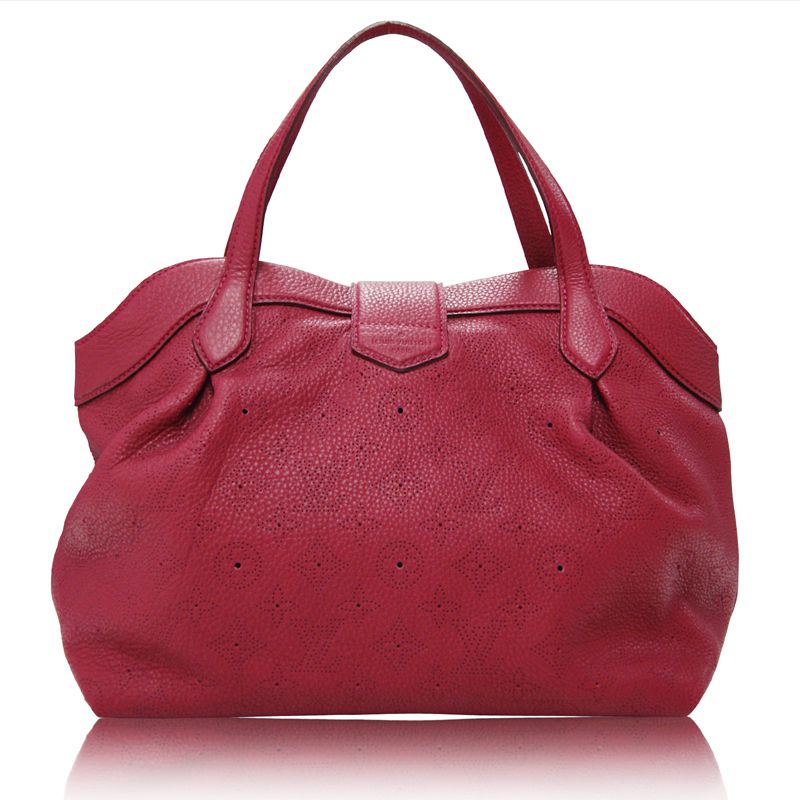 LOUIS VUITTON ルイヴィトン マヒナ ハンドバッグ シールスPM レッド 