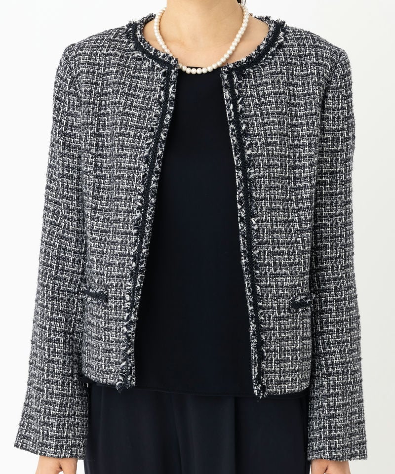 ★any FAM★エニィファム ツイードジャケット セットアップ スカート ANY｜ツイードジャケット | Rakuten Fashion(楽天ファッション／旧楽天