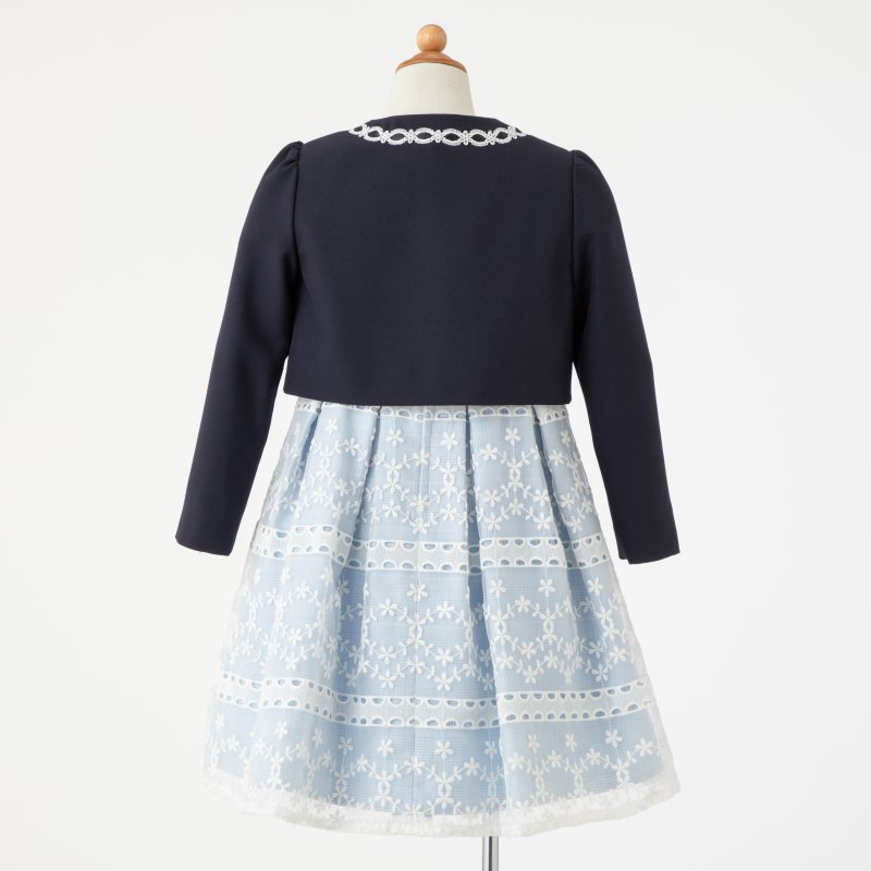 ELLE EN NOIR 【キッズスーツ3点SET】エルアンノワール サックスブルー