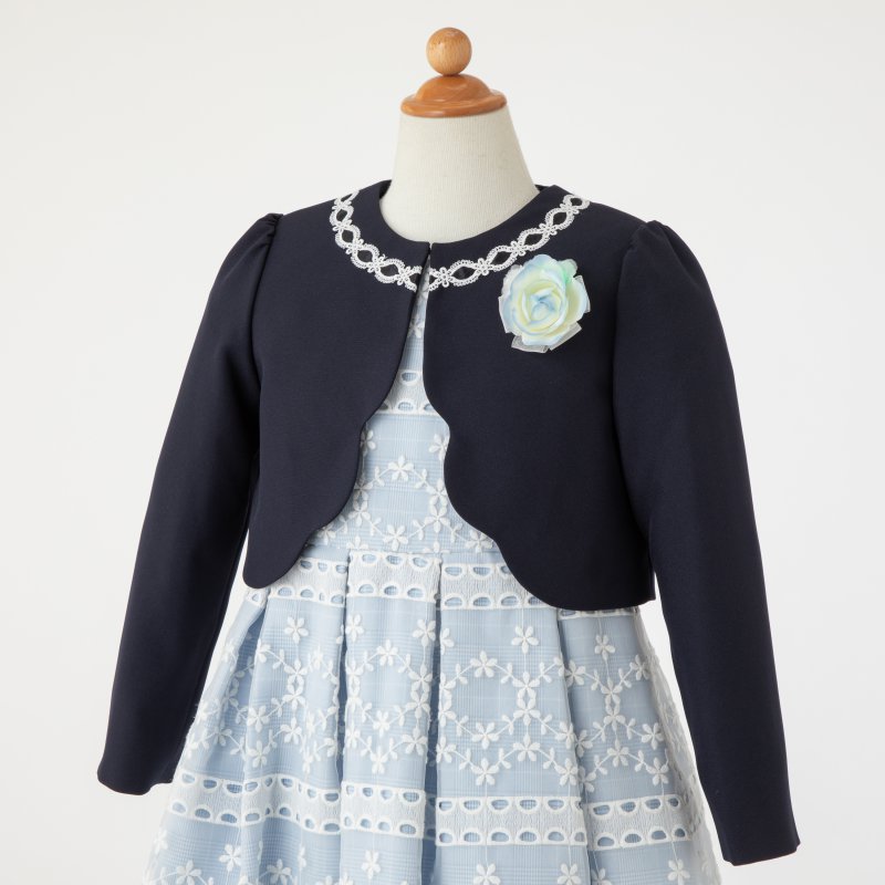 ELLE EN NOIR 【キッズスーツ3点SET】エルアンノワール サックスブルー