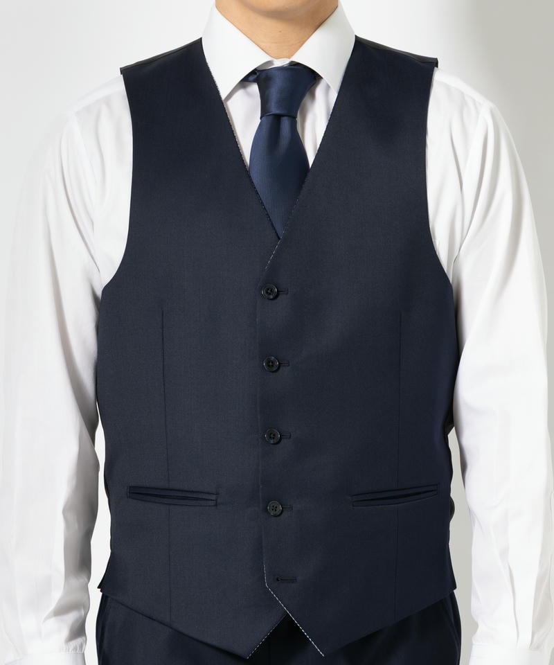 ORIHICA オリヒカ 【7点セット】千鳥柄リバーシブルベスト×ウール