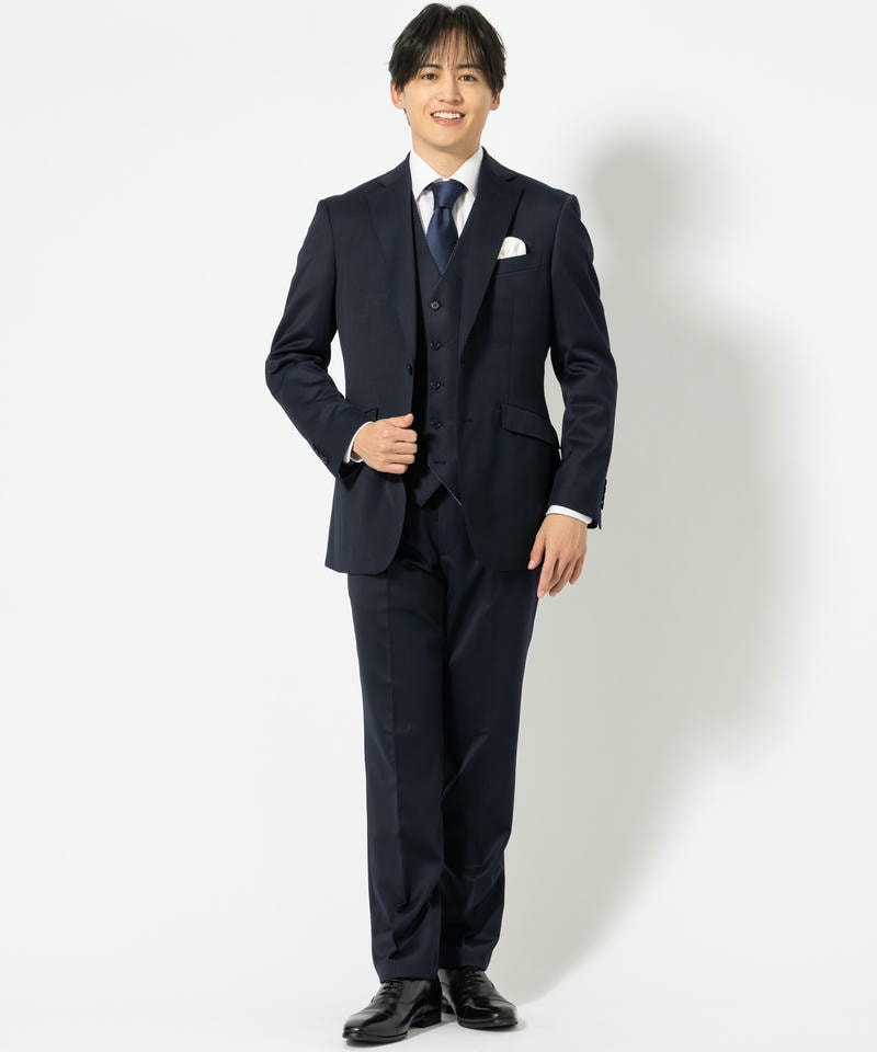 ORIHICA オリヒカ 【7点セット】千鳥柄リバーシブルベスト×ウール