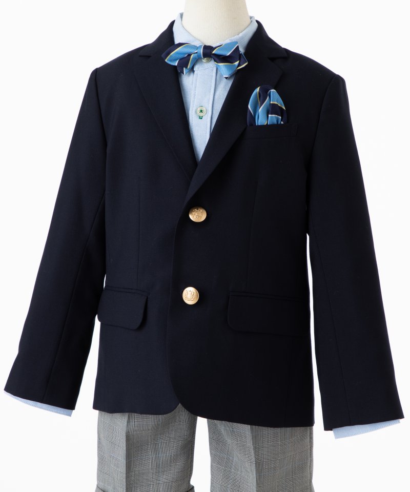 green label relaxing 【キッズスーツ5点SET】ソリッドジャケット