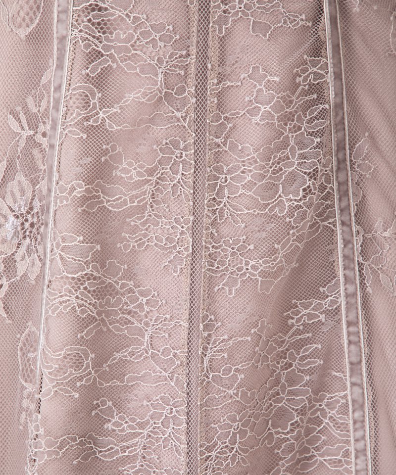 FRAY I.D フレイアイディー コンビネーションレースドレス ピンク系