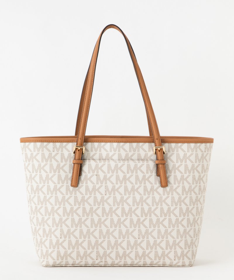 マイケルコース　MICHAEL KORS　トートバッグ　オフホワイト MICHAEL KORS マイケル・コース シグネチャートートバッグ ホワイト系