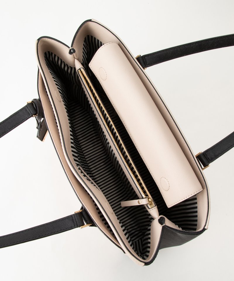 kate spade ケイトスペード サフィアーノレザーバイカートートバッグ