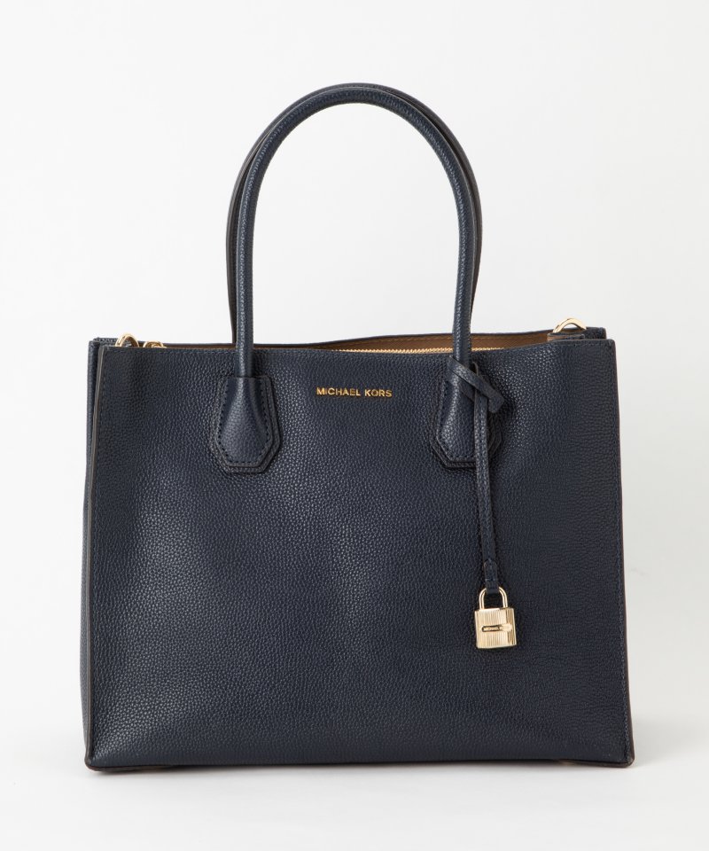 MICHAEL KORS マイケル・コース 2WAYレザーバッグ ネイビー系 | 結婚式