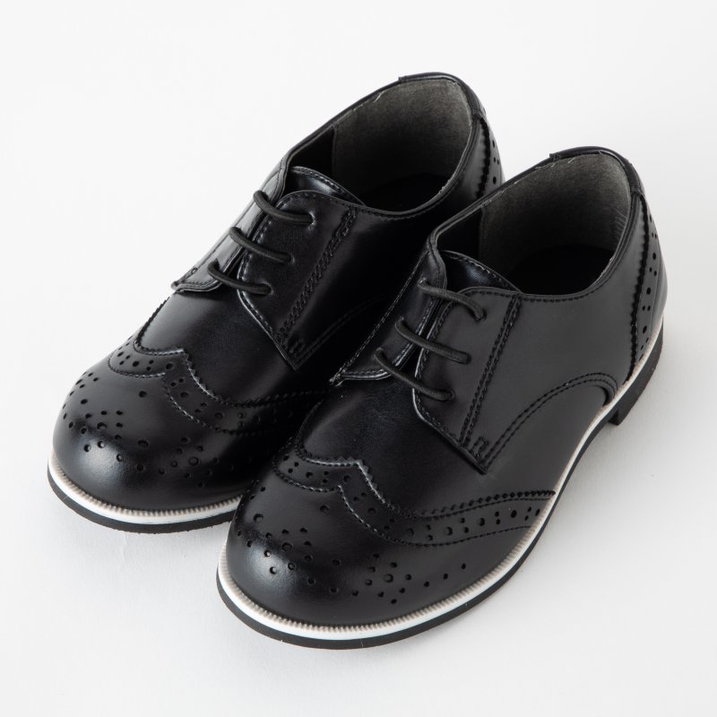 COMME CA ISM 【キッズ】コムサイズム ウイングチップラインシューズ