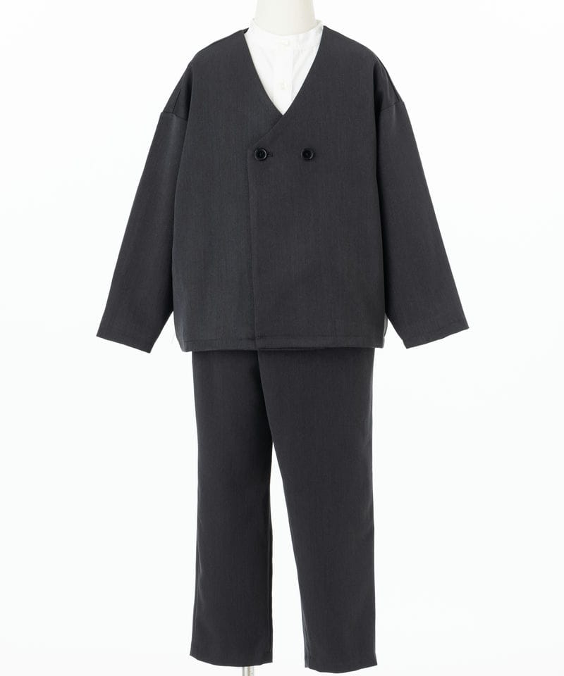 green label relaxing 【ジュニアスーツ3点SET】ノーカラージャケット