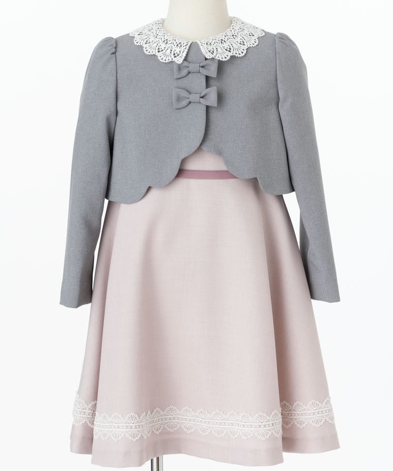 CHOPIN 【キッズスーツ3点SET】ショパン ライトピンク×グレー その他 x