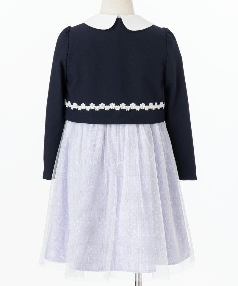 【130】CHOPIN deux チュール アンサンブル セレモニー パープル CHOPIN（ショパン） 入学式 女の子 服 卒園式 スーツ 服装 キッズ