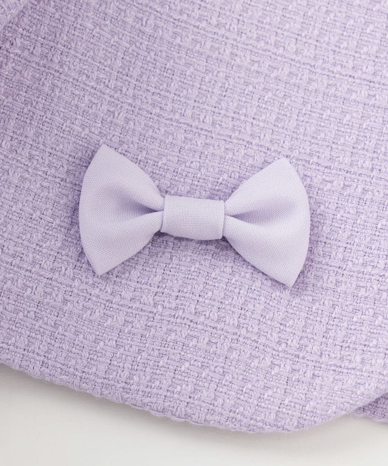 CHOPIN 【キッズスーツ3点SET】チュールフラワーアンサンブル パープル