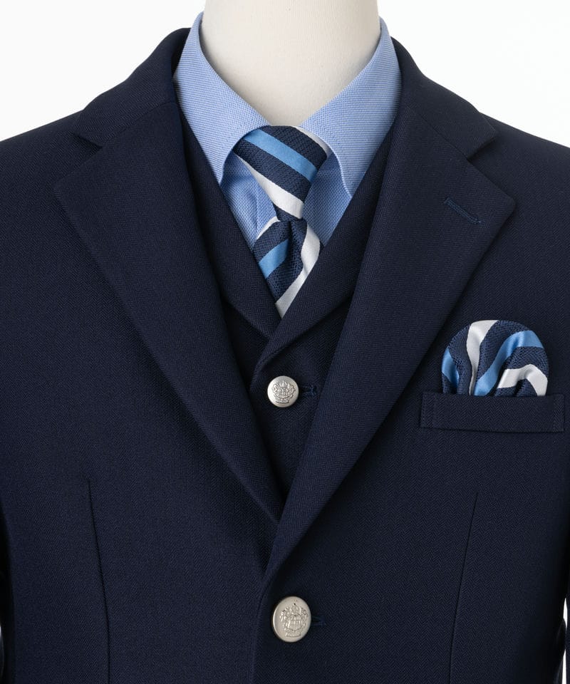 Select Shop 【ジュニアスーツ5点SET】シルバー釦3ピーススーツ