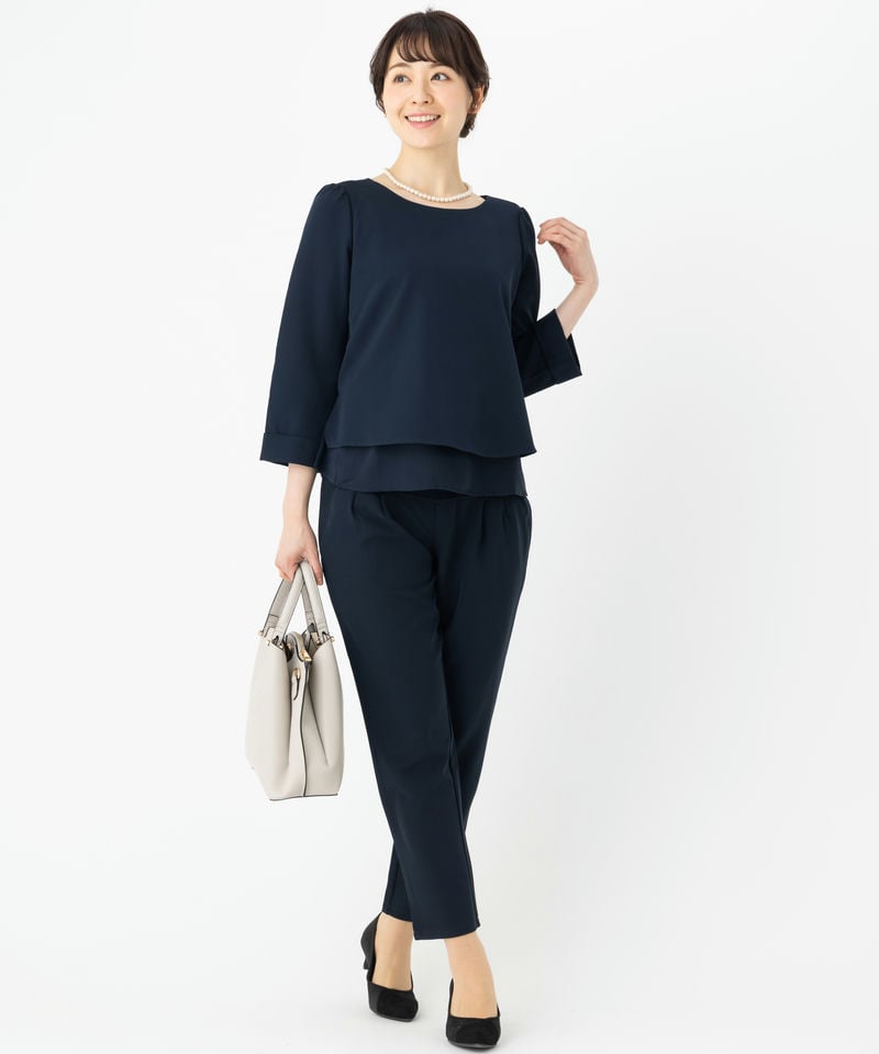 Select Shop 【授乳・マタニティスーツ2点SET】ストレッチジョーゼット