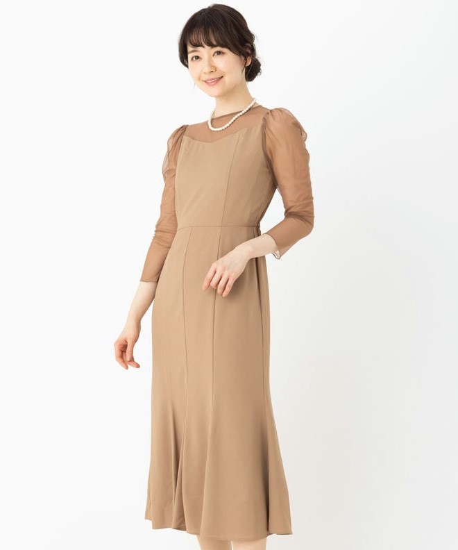 Aimer エメ チュールネットスリーブマーメイドドレス その他 x Aimer エメ チュールネットスリーブマーメイドドレス その他 x