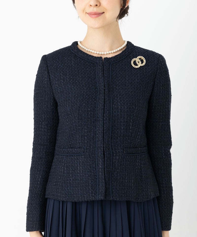 Select Shop 【スーツ2点SET】ミックスツイードジャケット&ワンピース