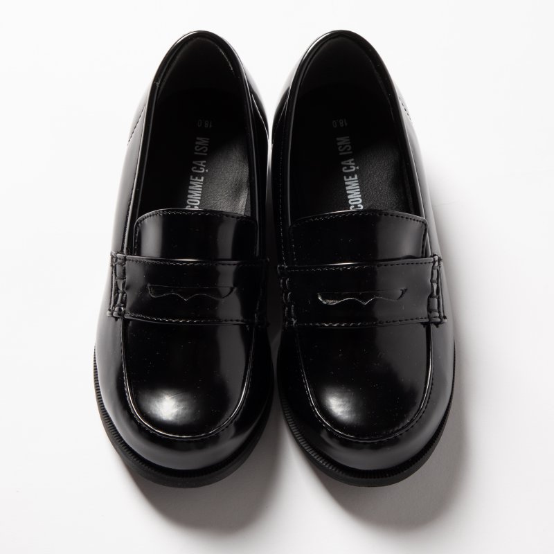 COMME CA ISM 【キッズ】コムサイズム マットエナメルローファー 