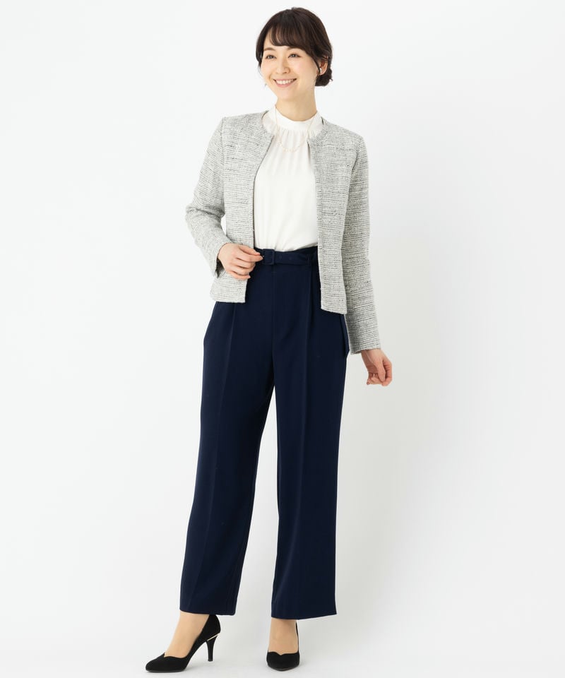 green label relaxing 【プレミアムスーツ3点SET】ツイードジャケット