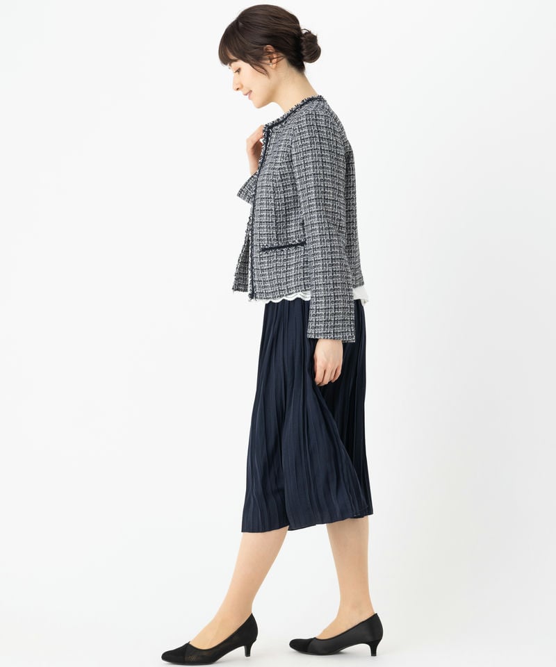 ★any FAM★エニィファム ツイードジャケット セットアップ スカート ANY｜ツイードジャケット | Rakuten Fashion(楽天ファッション／旧楽天