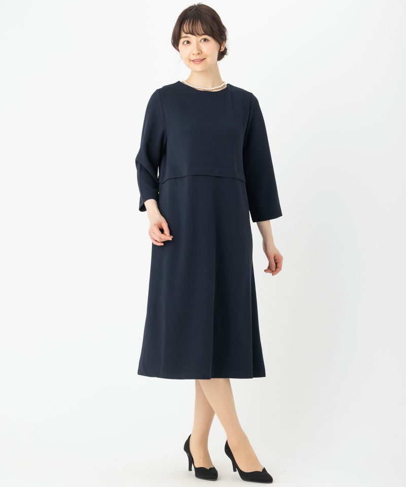 MELROSE claire 【スーツ2点SET】スラブツイードジャケット&ワンピース