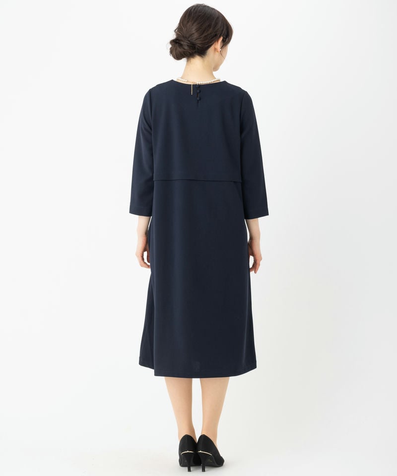 MELROSE claire 【スーツ2点SET】スラブツイードジャケット&ワンピース