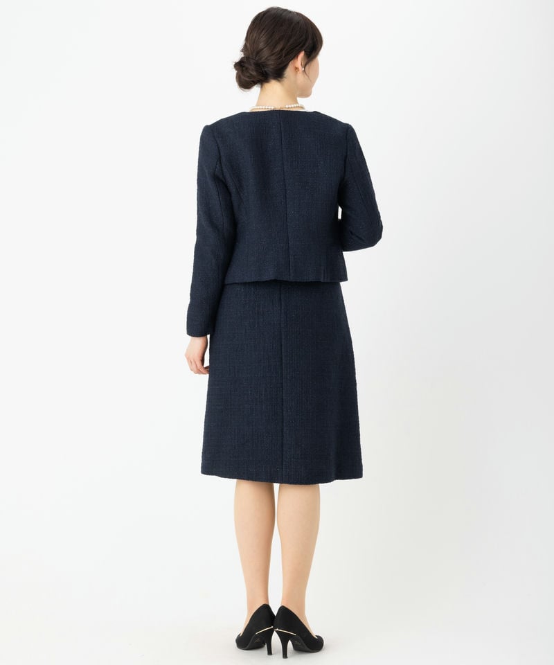 B:MING by BEAMS 【スーツ2点SET】ツイードジャケット&切替ワンピース B:MING by BEAMS 【スーツ2点SET】ツイードジャケット&切替ワンピース
