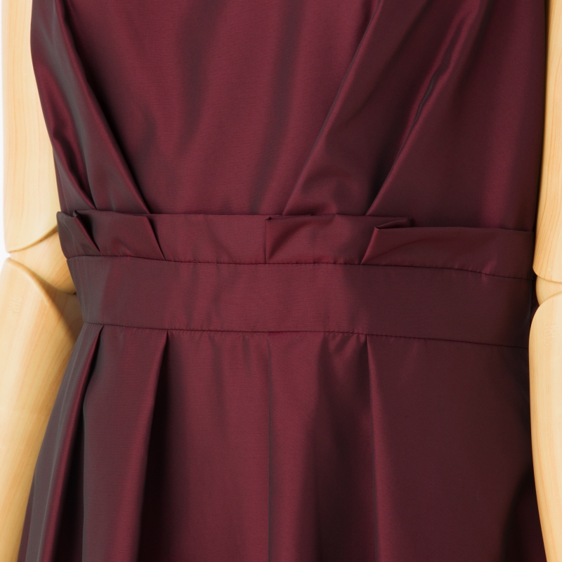 Aimer エメ シャンブレータフタミドルフレアドレス レッド系 | 結婚式