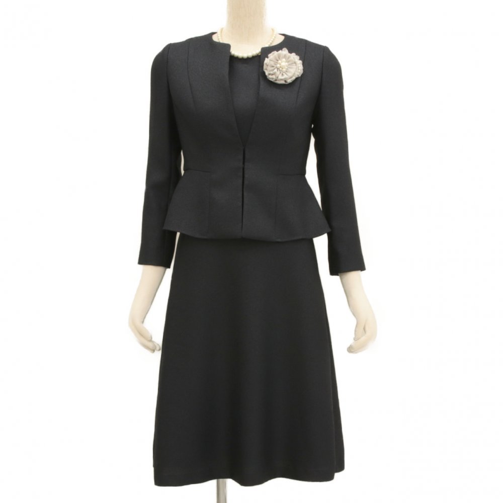 ANAYI 【スーツ2点SET】アナイ セレモニーワンピーススーツ ネイビー系