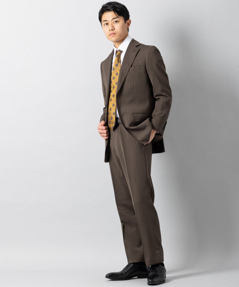 Select Shop [MZ03]マルゾット・ソリッド2ピーススーツ ブラウン系