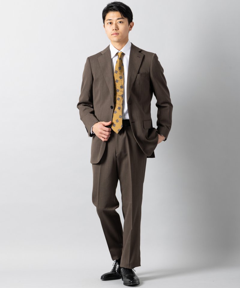 Select Shop [MZ03]マルゾット・ソリッド2ピーススーツ ブラウン系