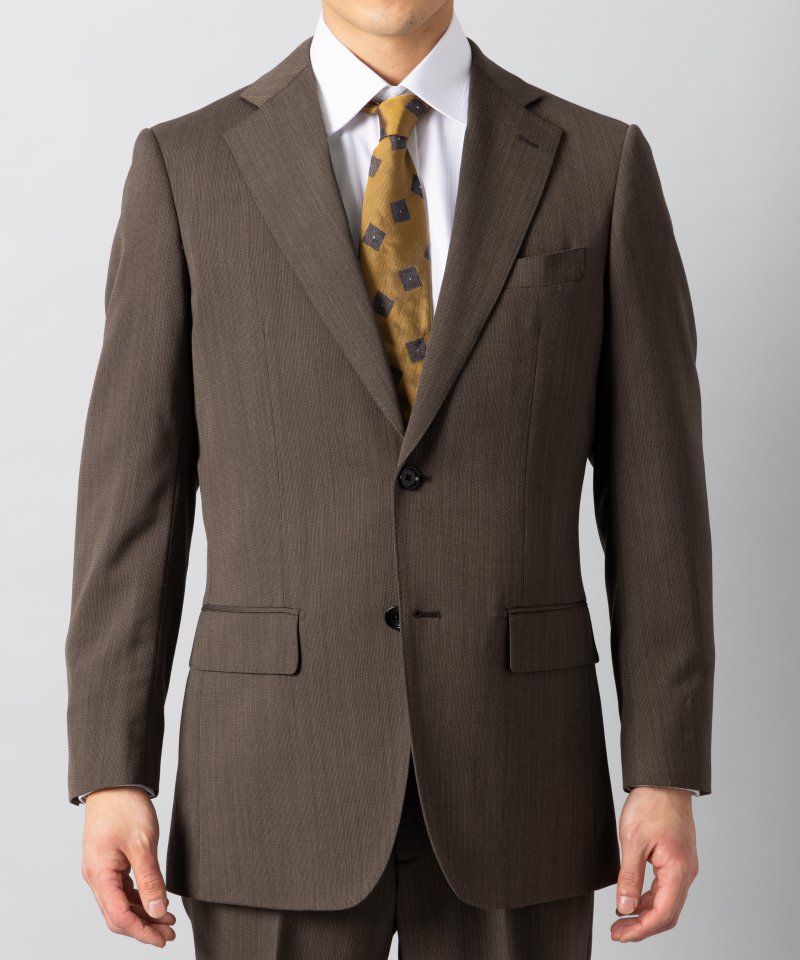Select Shop [MZ03]マルゾット・ソリッド2ピーススーツ ブラウン系