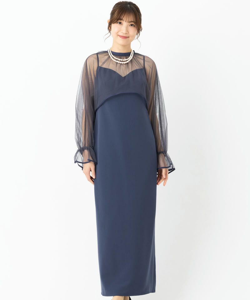 Ameri VINTAGE アメリヴィンテージ エアリーヴェールドレス ブラック系