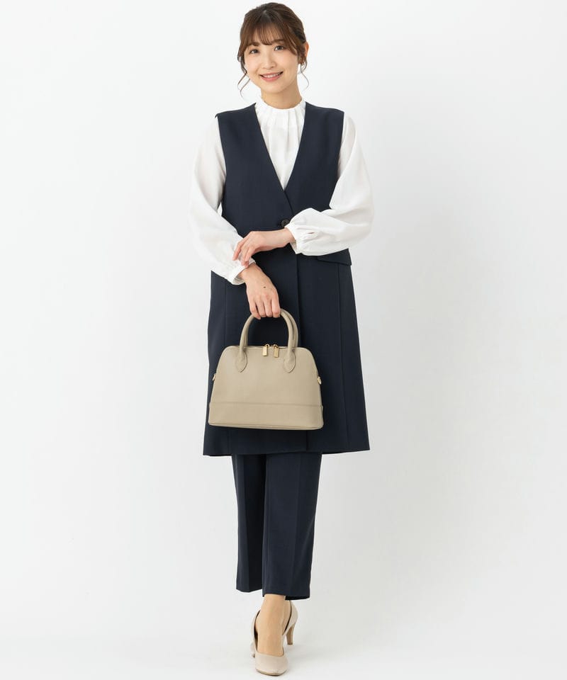 B:MING by BEAMS 【スーツ3点SET】Vネックロングジレ+パンツ+スタンド