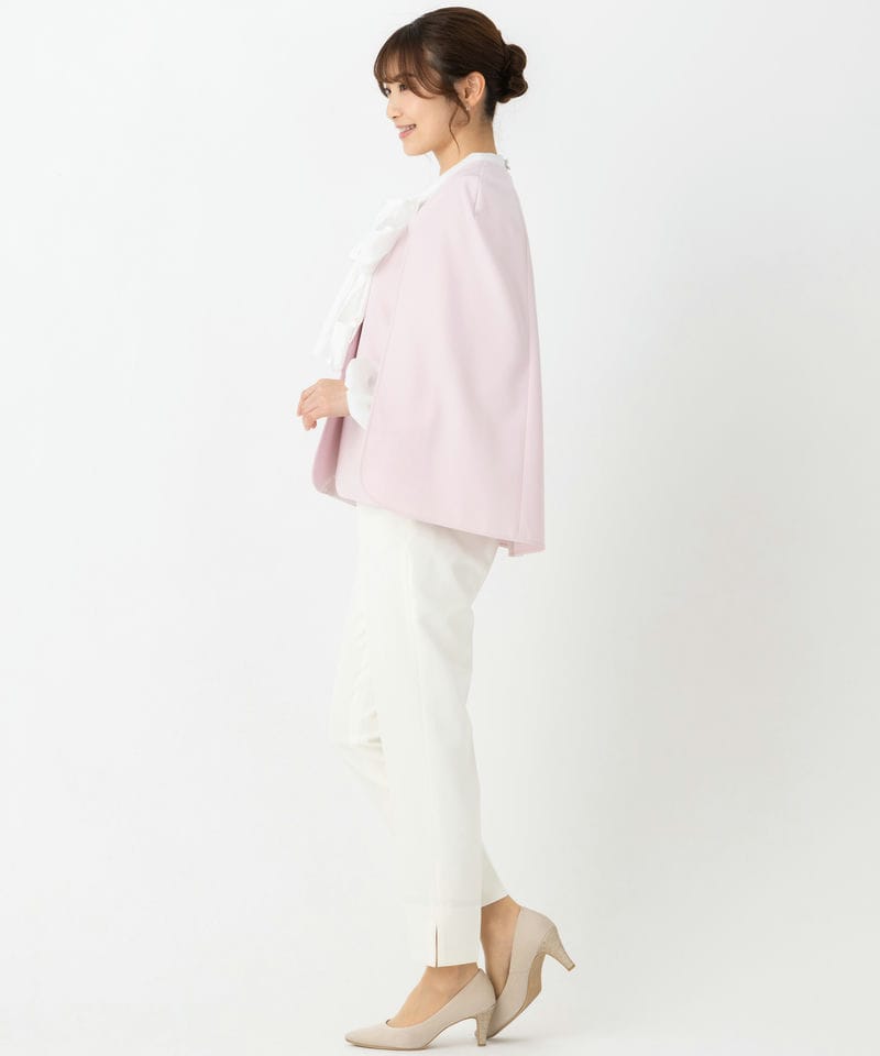 CELFORD 【プレミアムスーツ3点SET】ケープジャケット+ボウタイ