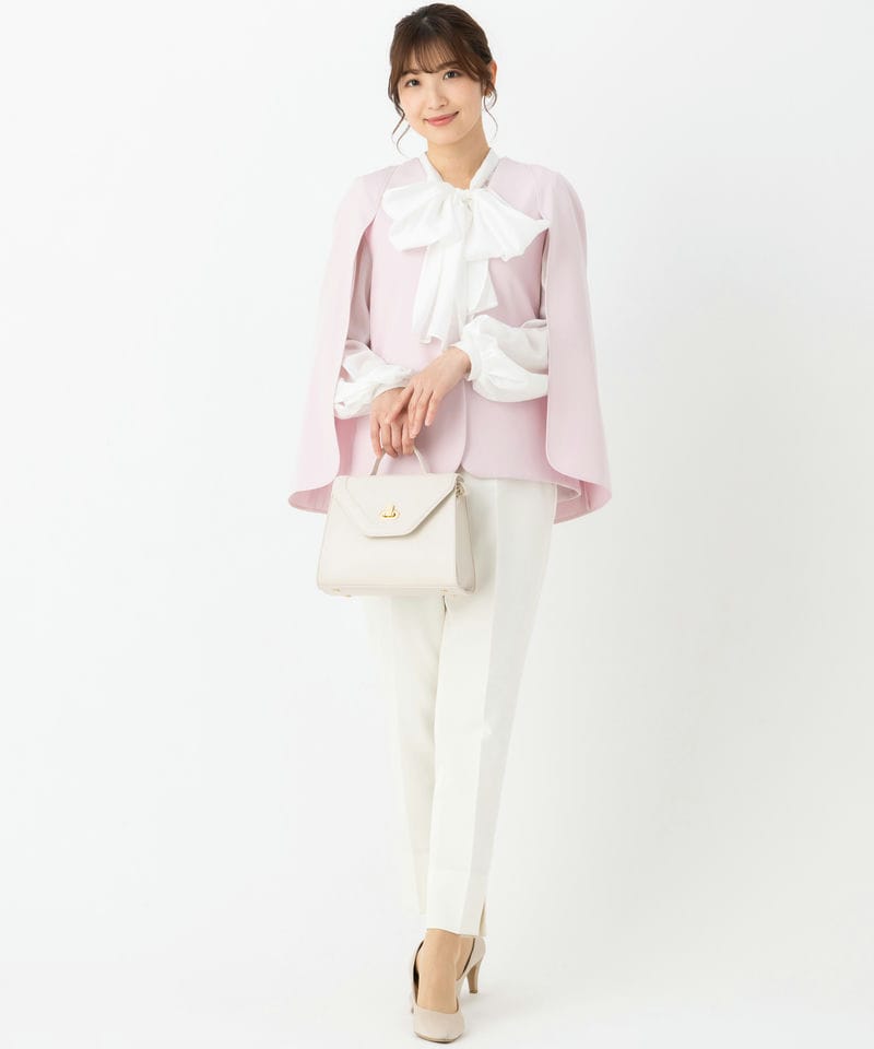 CELFORD 【プレミアムスーツ3点SET】ケープジャケット+ボウタイ