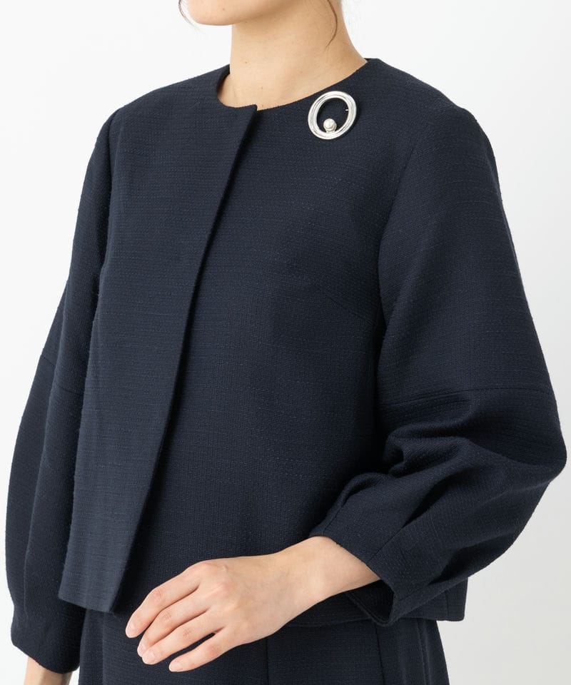 ビームスB:MING BY BEAMS ハニカム ツイード ジャケットNAVY B:MING by BEAMS 【スーツ3点SET】ハニカムツイードジャケット+