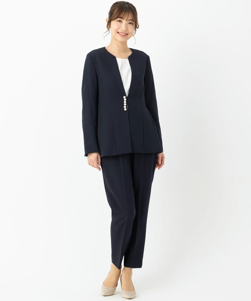 B:MING by BEAMS 【スーツ3点SET】異素材セットアップパンツスーツ