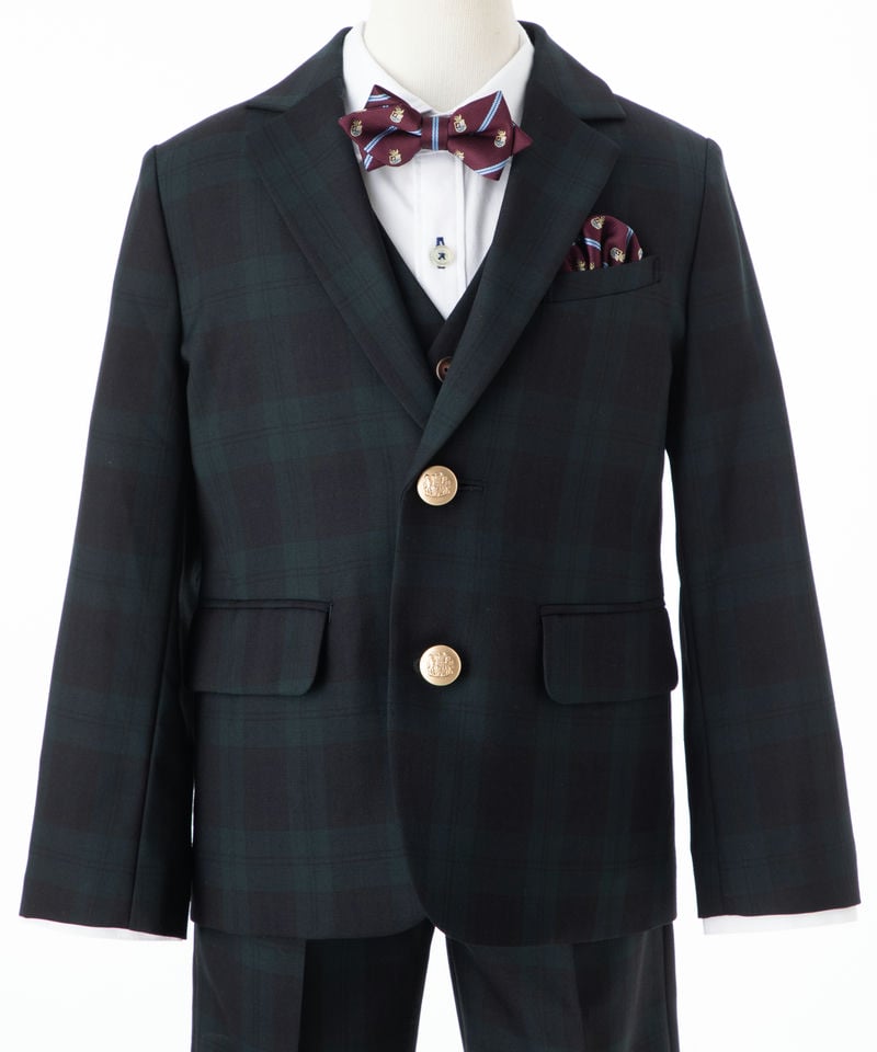 green label relaxing 【キッズスーツ6点SET】ブラックウォッチ