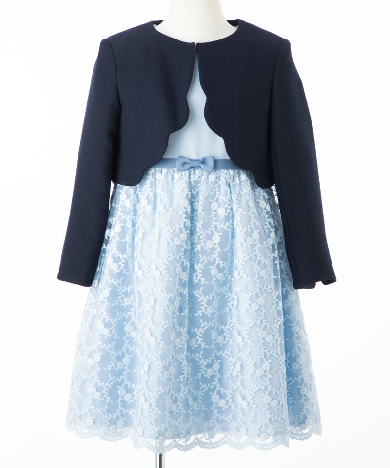 ELLE EN NOIR 【キッズスーツ3点SET】エルアンノワール サックスブルー