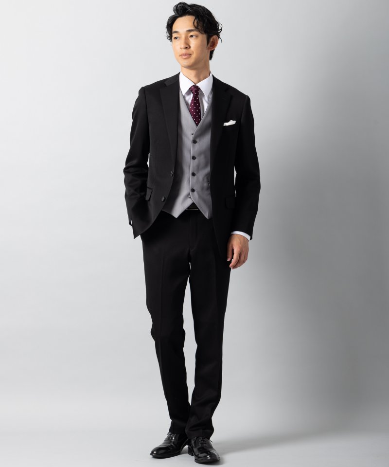 Select Shop TX3ピースフォーマルスーツ ブラック系 | 結婚式