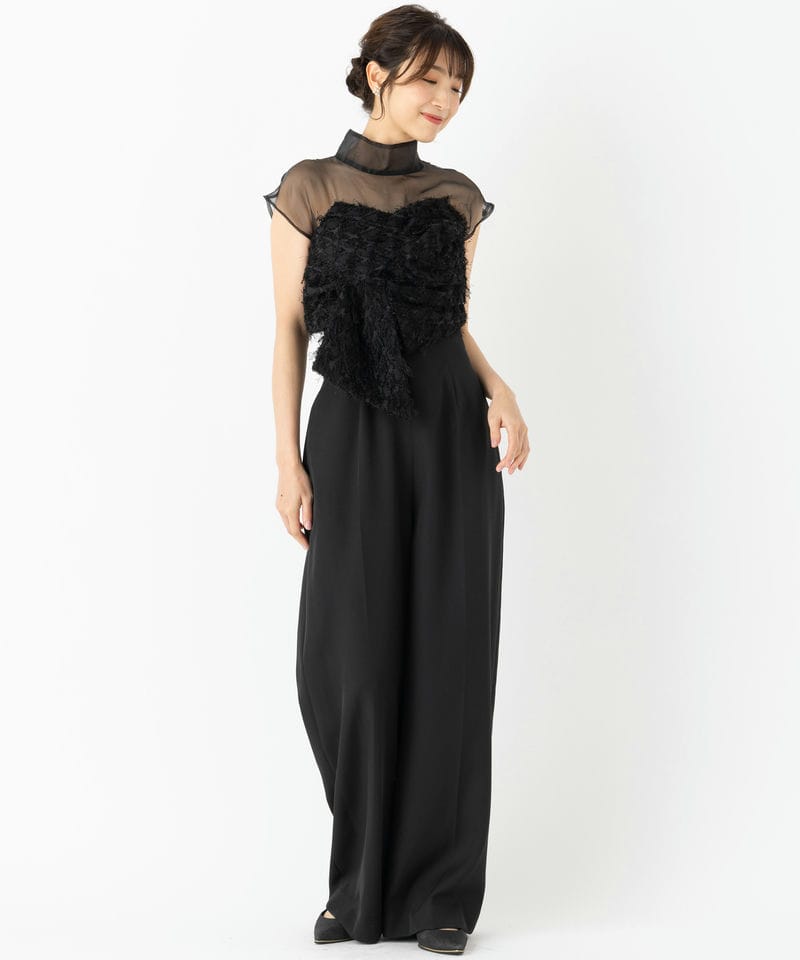 LAGUNAMOON ラグナムーン LADYカットジャガードベアパンツドレス