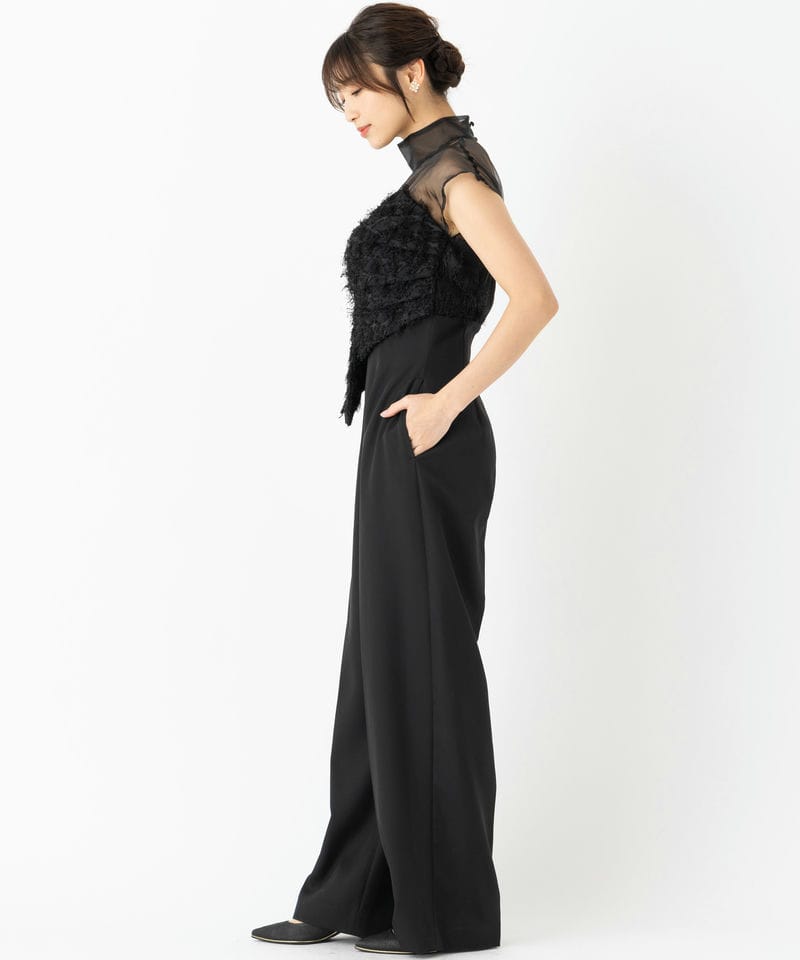 LAGUNAMOON ラグナムーン LADYカットジャガードベアパンツドレス