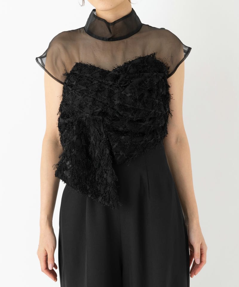 LAGUNAMOON ラグナムーン LADYカットジャガードベアパンツドレス