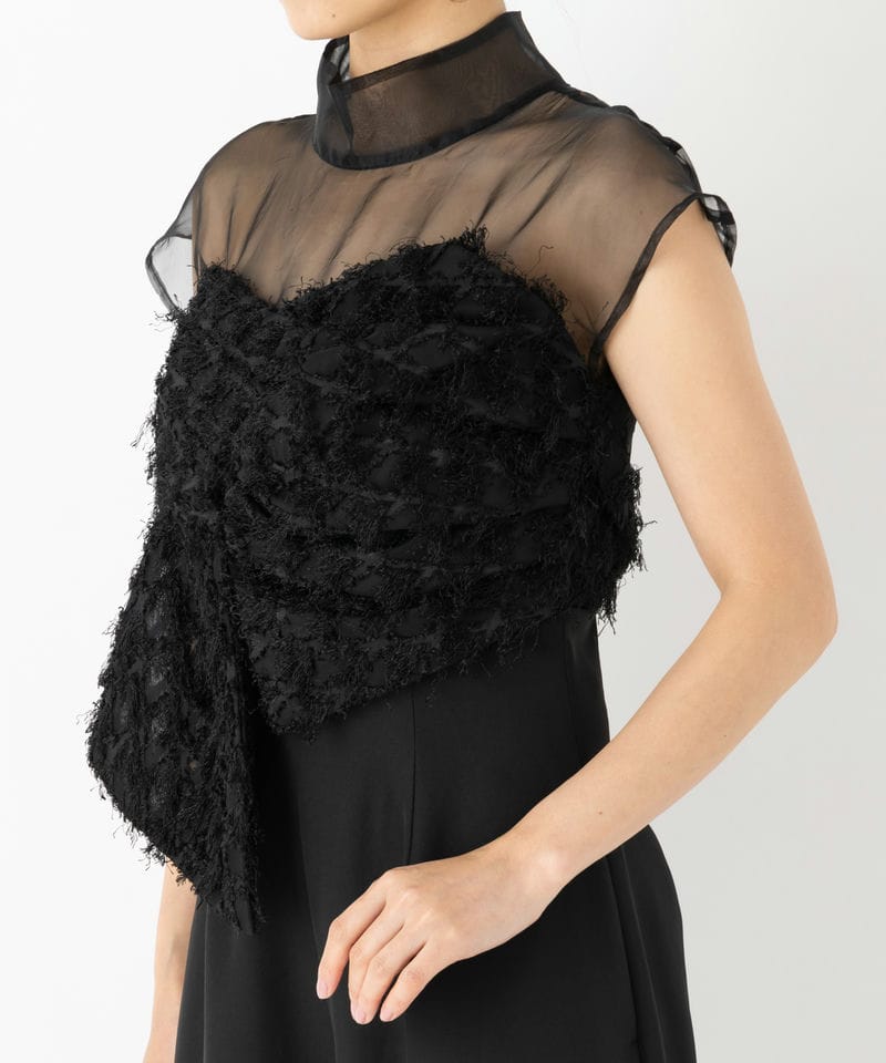 LAGUNAMOON ラグナムーン LADYカットジャガードベアパンツドレス