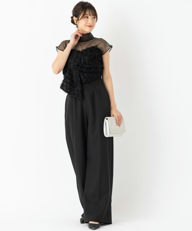 LAGUNAMOON ラグナムーン LADYカットジャガードベアパンツドレス