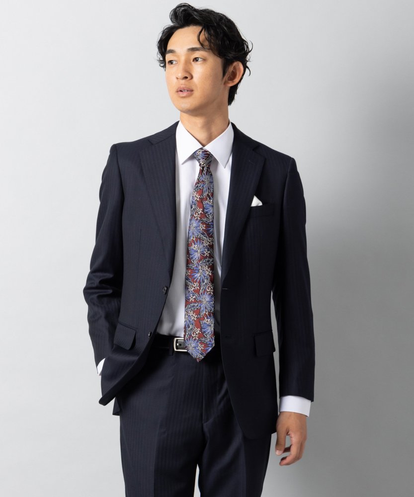 SUIT SELECT スーツセレクト レギュラーフィットウールスリーピース