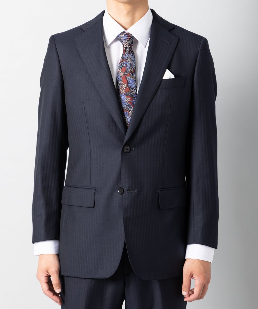 Select Shop [CA04]カノニコ・ヘリンボーンストライプ2ピーススーツ