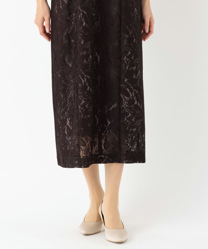 ANDRESD アンドレスド ラウンドカットドレス ブラウン系 | 結婚式