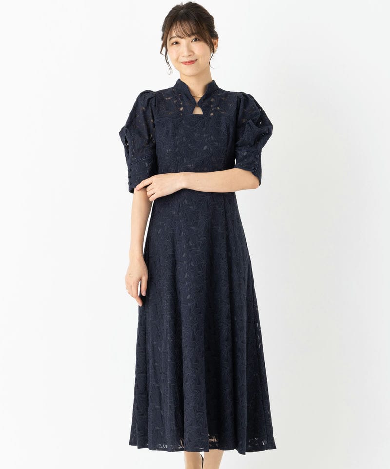 ANDRESD アンドレスド　クロスアクセントドレス　ネイビー ANDRESD アンドレスド クロスアクセントドレス その他 x ブルー系